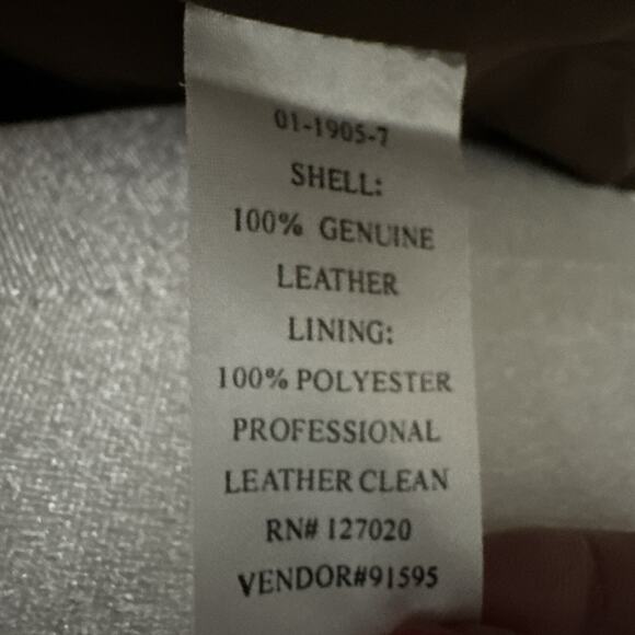 Metro Style Woman’s Brown Leather Jacket Size Small Trendy Chic - Picture 8 of 10